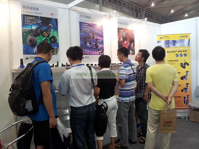Elektron攜工業(yè)防水連接器連接現(xiàn)身中國(成都)電子展