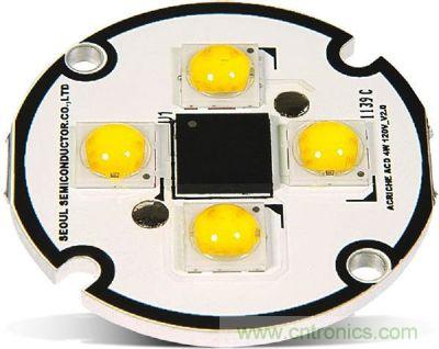 Acrich2　ACLED在LED數(shù)量增加、亮度表現(xiàn)提升，可直接AC電源驅(qū)動，簡省驅(qū)動電路設(shè)計(jì)空間與成本