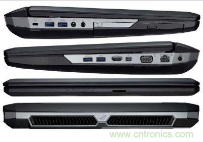 圖1：華碩新款高階筆記本電腦，預(yù)計(jì)搭載Thunderbolt高速傳輸接口