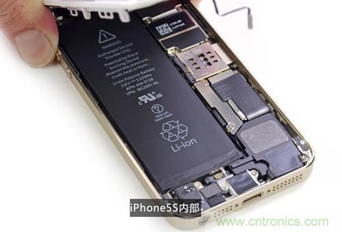 土豪金iPhone 5S拆解：內(nèi)部結(jié)構(gòu)升級(jí)，維修難度增加