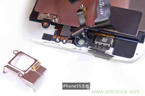土豪金iPhone 5S拆解：內(nèi)部結(jié)構(gòu)升級(jí)，維修難度增加