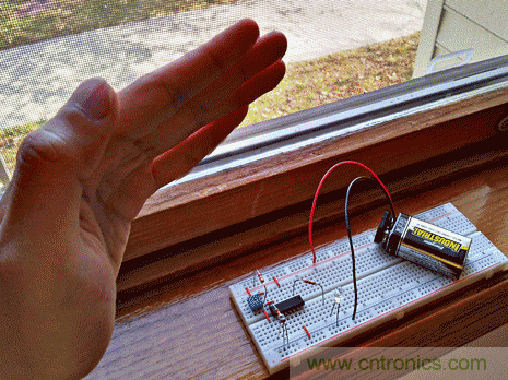 DIY:教你10分鐘自制光線探測(cè)器