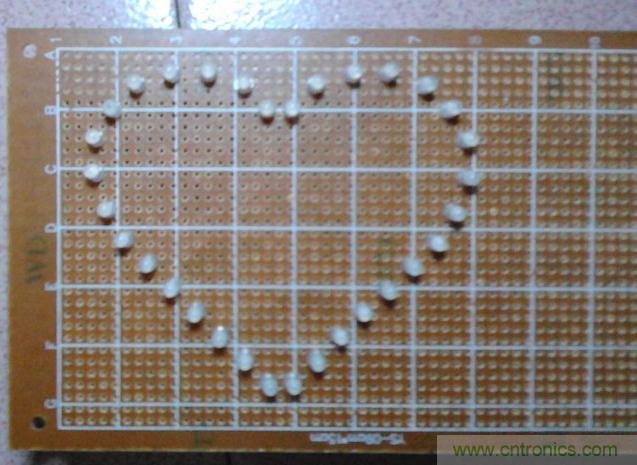 三八節(jié)將至！DIY心形LED流水燈！你們懂的~