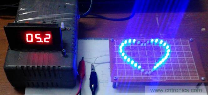 三八節(jié)將至！DIY心形LED流水燈！你們懂的~