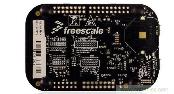 飛思卡爾傳感器融合套件中的開發(fā)板。(圖像：飛思卡爾)