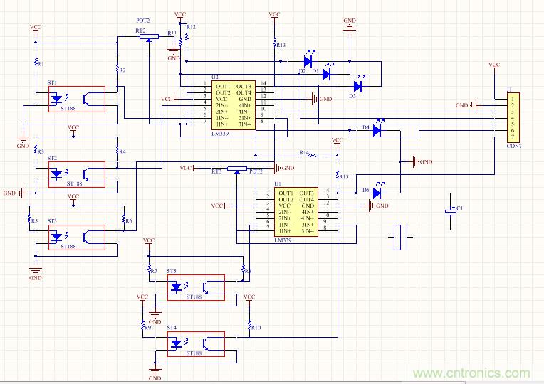重磅推薦:黑白循跡小車的電路設(shè)計(jì)