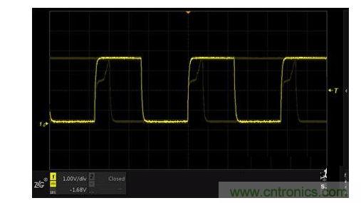 330，000wfms/s波形刷新率下觀察的波形信息