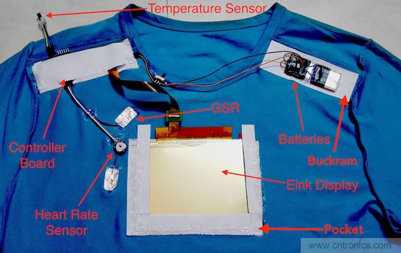 如何DIY一款能監(jiān)控個人情緒的電子T恤？