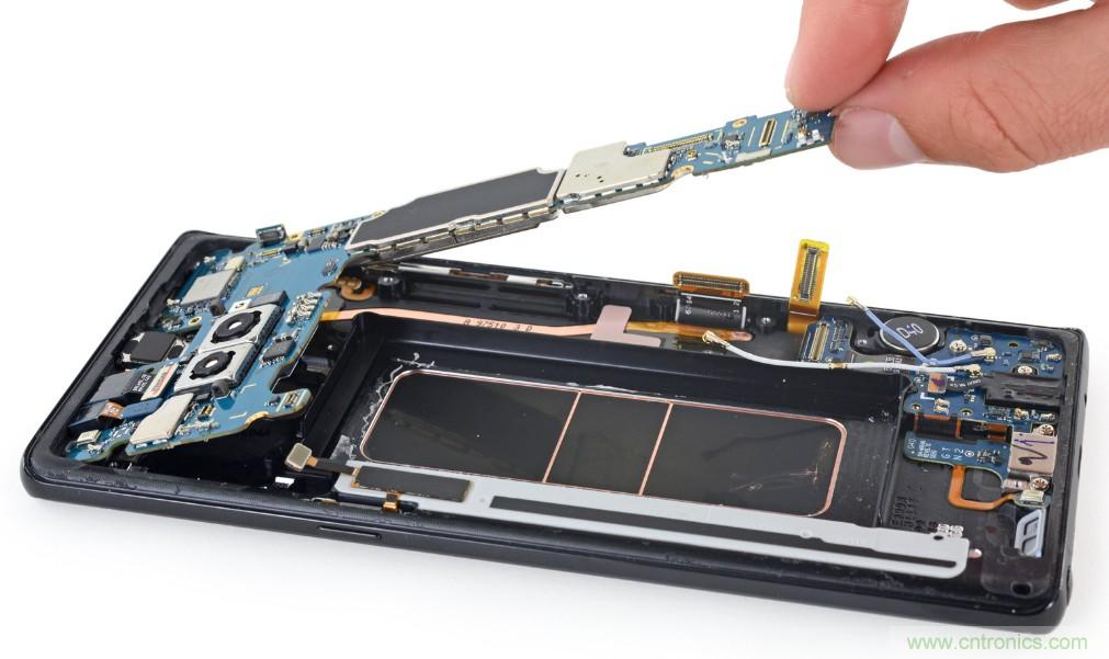 三星Note 8拆解，模塊化+分離式設(shè)計(jì)成趨勢(shì)？