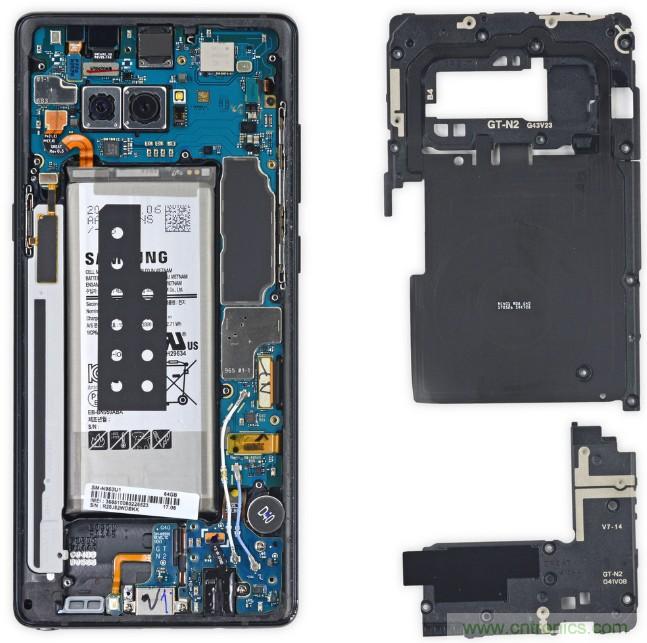 三星Note 8拆解，模塊化+分離式設(shè)計(jì)成趨勢(shì)？