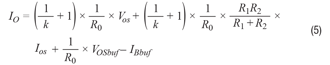 高精度、快速建立的大電流源