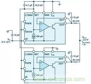 超低輸出噪聲和超高PSRR，這款負(fù)LDO穩(wěn)壓器了解一下？