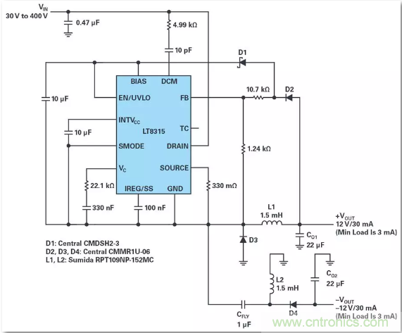 這是真的嗎？采用單IC也能構(gòu)建緊湊、高效的雙極性穩(wěn)壓器？