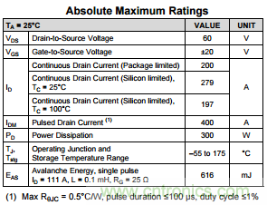 看懂MOSFET數(shù)據(jù)表，第3部分&mdash;連續(xù)電流額定值