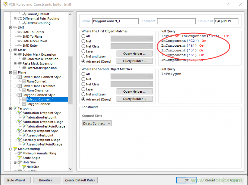 如何引腳接地十字焊盤，過孔完全接地?