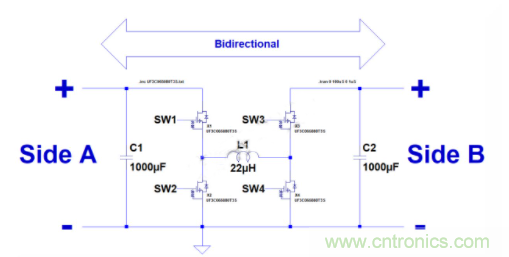 如何用碳化硅MOSFET設(shè)計(jì)雙向降壓-升壓轉(zhuǎn)換器？