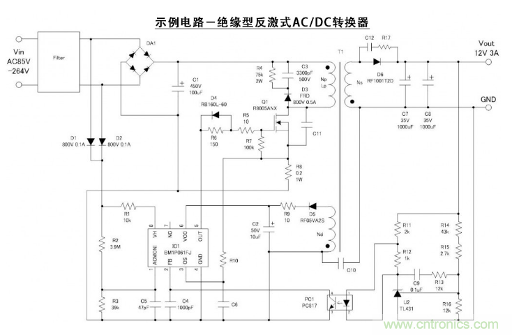 絕緣型反激式轉換器電路設計:變壓器設計(數(shù)值計算) 絕緣型反激式轉換器電路設計:變壓器設計(數(shù)值計算)