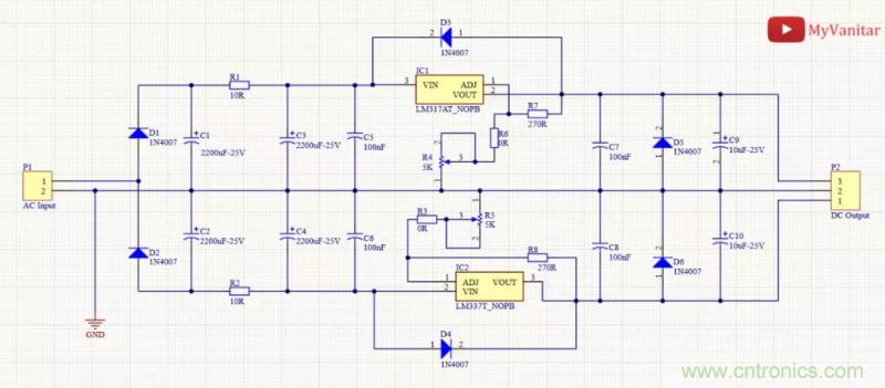 怎樣構(gòu)建可調(diào)線性AC-DC電源供用戶自由調(diào)節(jié)？