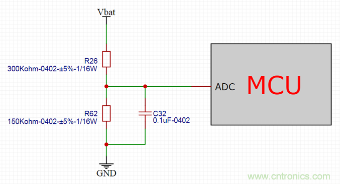 電池電壓偵測電路&ldquo;踩坑&rdquo;：分壓電阻的精度竟然是5%，不是1%