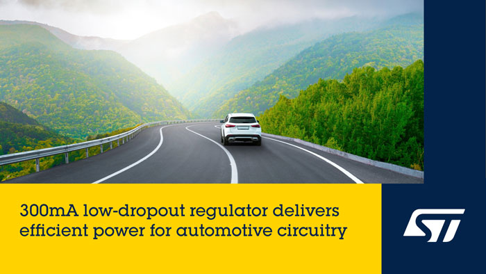 電池壽命守護者:意法半導體推出專為長續(xù)航設計的車規(guī)線性穩(wěn)壓器 電池壽命守護者:意法半導體推出專為長續(xù)航設計的車規(guī)線性穩(wěn)壓器