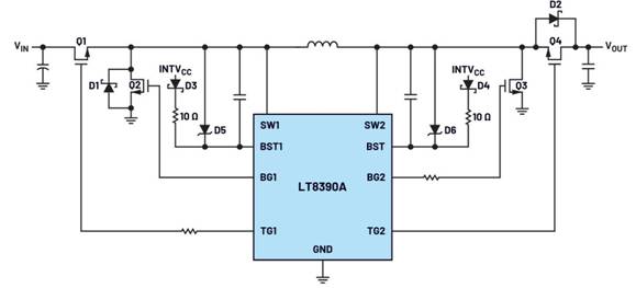 如何使用GaNFET設(shè)計(jì)四開(kāi)關(guān)降壓－升壓DC－DC轉(zhuǎn)換器？