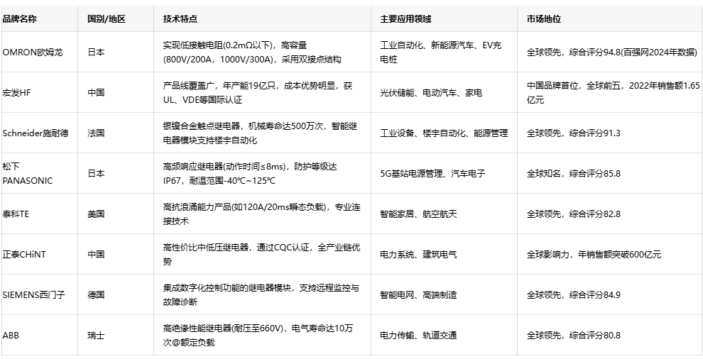電力繼電器技術(shù)全景：原理、選型與品牌戰(zhàn)略