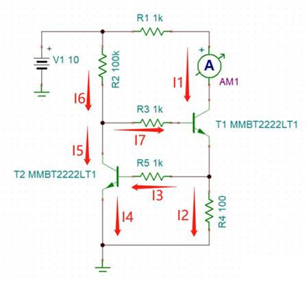 2個NPN三極管組成的恒流電路，如何工作？