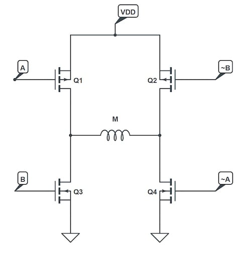 使用互補PWM、擊穿和死區(qū)時間的 H 橋直流電機控制