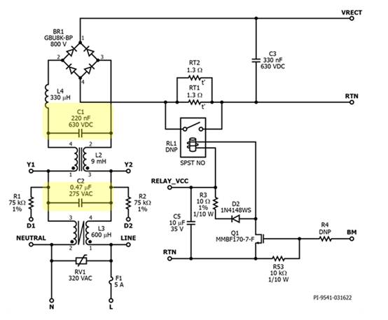 補償 EMI 濾波器 X 電容對有源 PFC 功率因數(shù)的影響 補償 EMI 濾波器 X 電容對有源 PFC 功率因數(shù)的影響