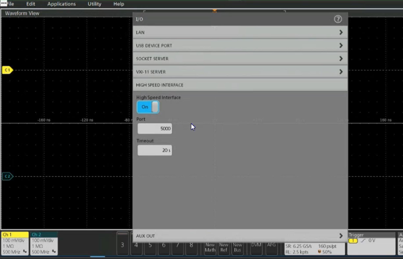 開啟TekHSI高速接口功能，加速波形數(shù)據(jù)遠(yuǎn)程傳輸