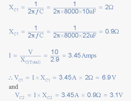 電容電壓分隔器 電容電壓分隔器