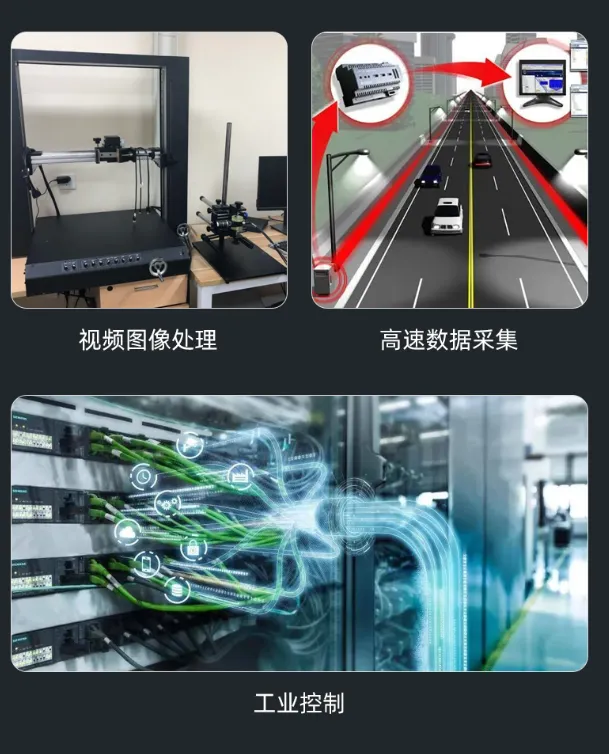 基于賽靈思、紫光芯片開(kāi)發(fā)的FPGA高速通信開(kāi)發(fā)板，適用于圖像處理、工業(yè)控制場(chǎng)景